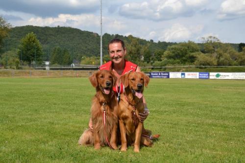 Bergfexn´s Balduin + TQ Cayo der Bergfex bei der European Obedience Open 2020
